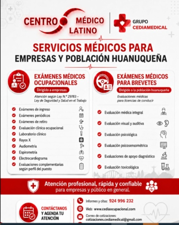Servicios médicos de Grupo CEDIAMEDICAL